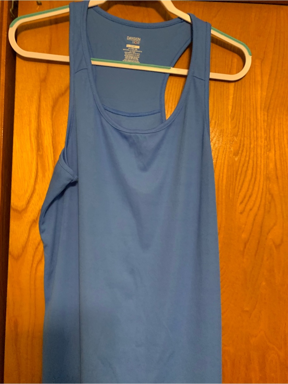 Danskin Women’s Blue Racerback Tank Top xxl